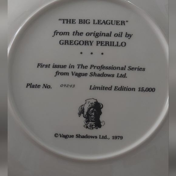 Vintage 1979  8 ¹/² plate NWOT have papers no box. #09243 of #15,000 - Picture 6 of 7